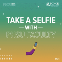 take a selfie with phsu faculty